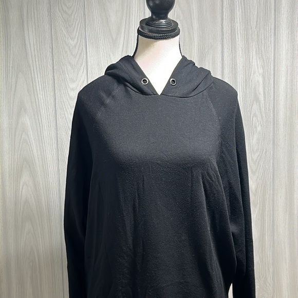 Pink Rose black hoodie size large - Picture 2 of 13